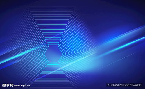 藍色科技背景設(shè)計圖